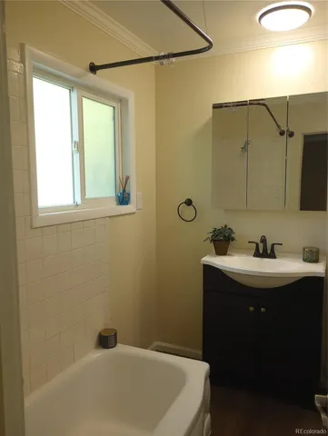 a bathroom with a sink and a bathtub