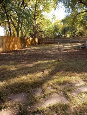 a view of road with trees