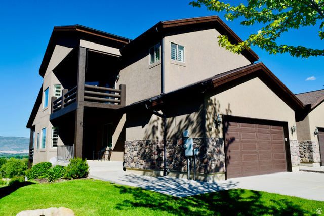514 North Olympic Way Midway, UT 84049 - Photo 30 of 30 Two-story exterior with stucco siding and stone accents