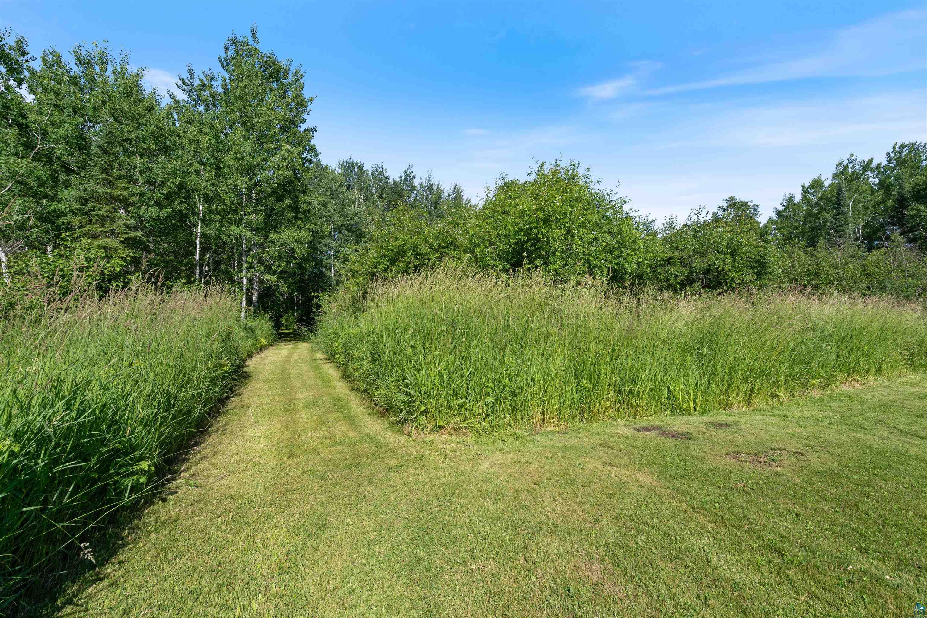 3835 South County Rd K South Range, WI 54874 - Photo 22 of 29 Expansive natural surroundings featuring a mown grass path through tall natural grasses and dense mature trees