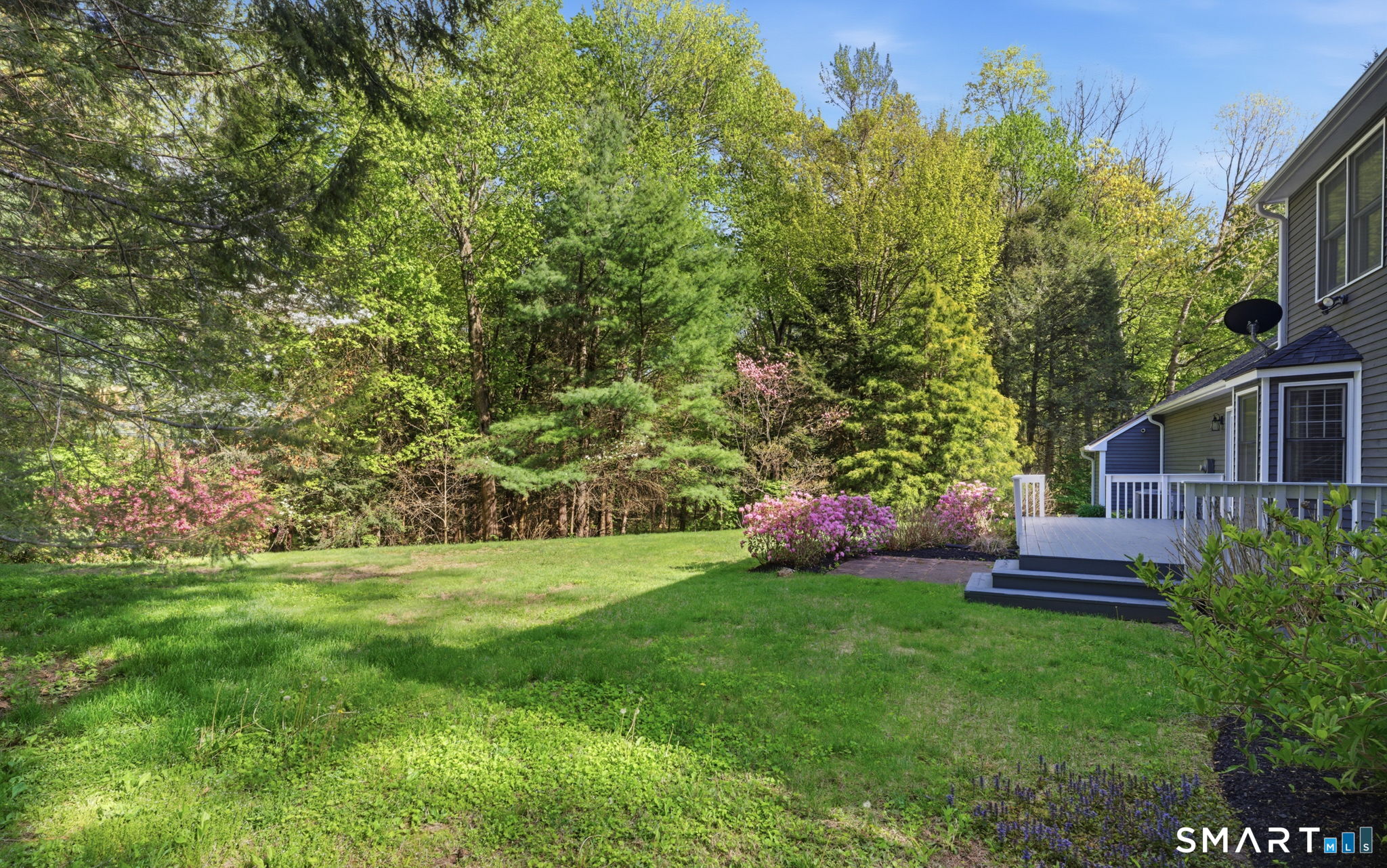 21 Greenwood Road North Granby, CT 06060 - Photo 35 of 40 a view of a backyard with large trees