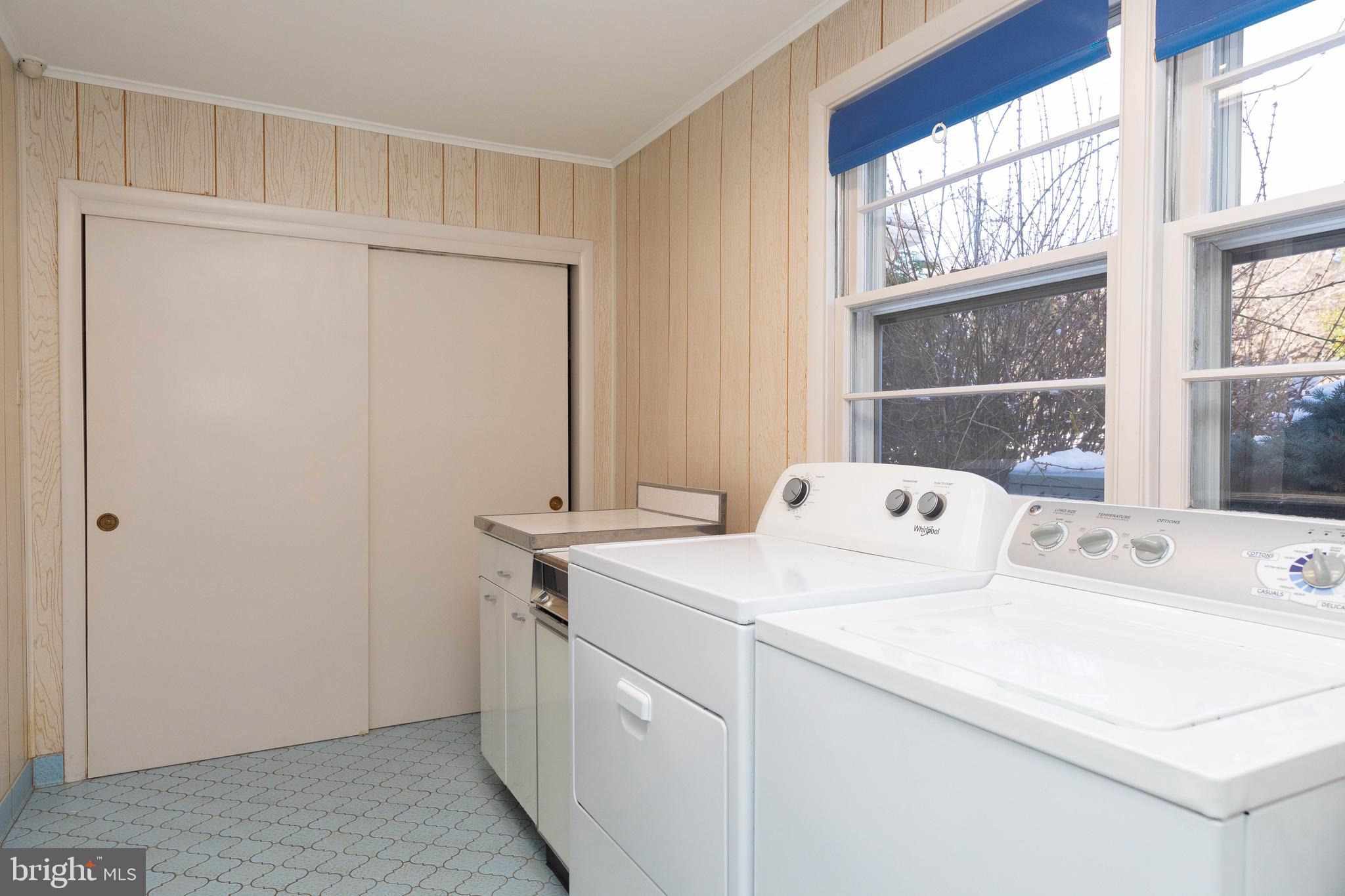1201 Ricewynn Road Wyncote, PA 19095 - Photo 19 of 53 a utility room with dryer and washer
