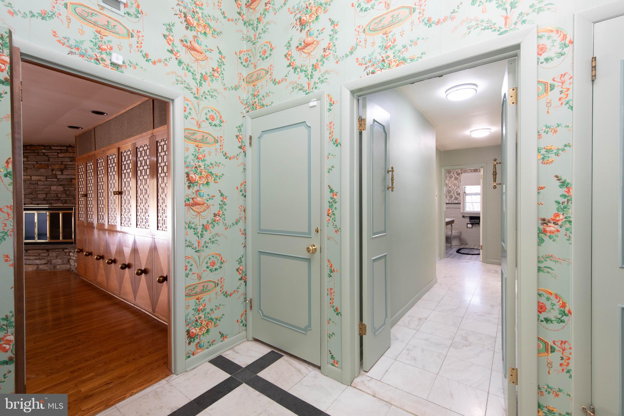 1201 Ricewynn Road Wyncote, PA 19095 - Photo 25 of 53 a view of hallway with livingroom and wooden floor