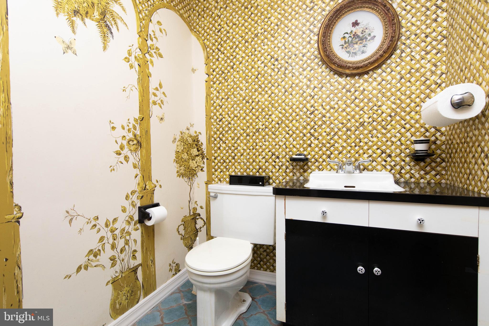 1201 Ricewynn Road Wyncote, PA 19095 - Photo 44 of 53 a bathroom with a toilet and a sink