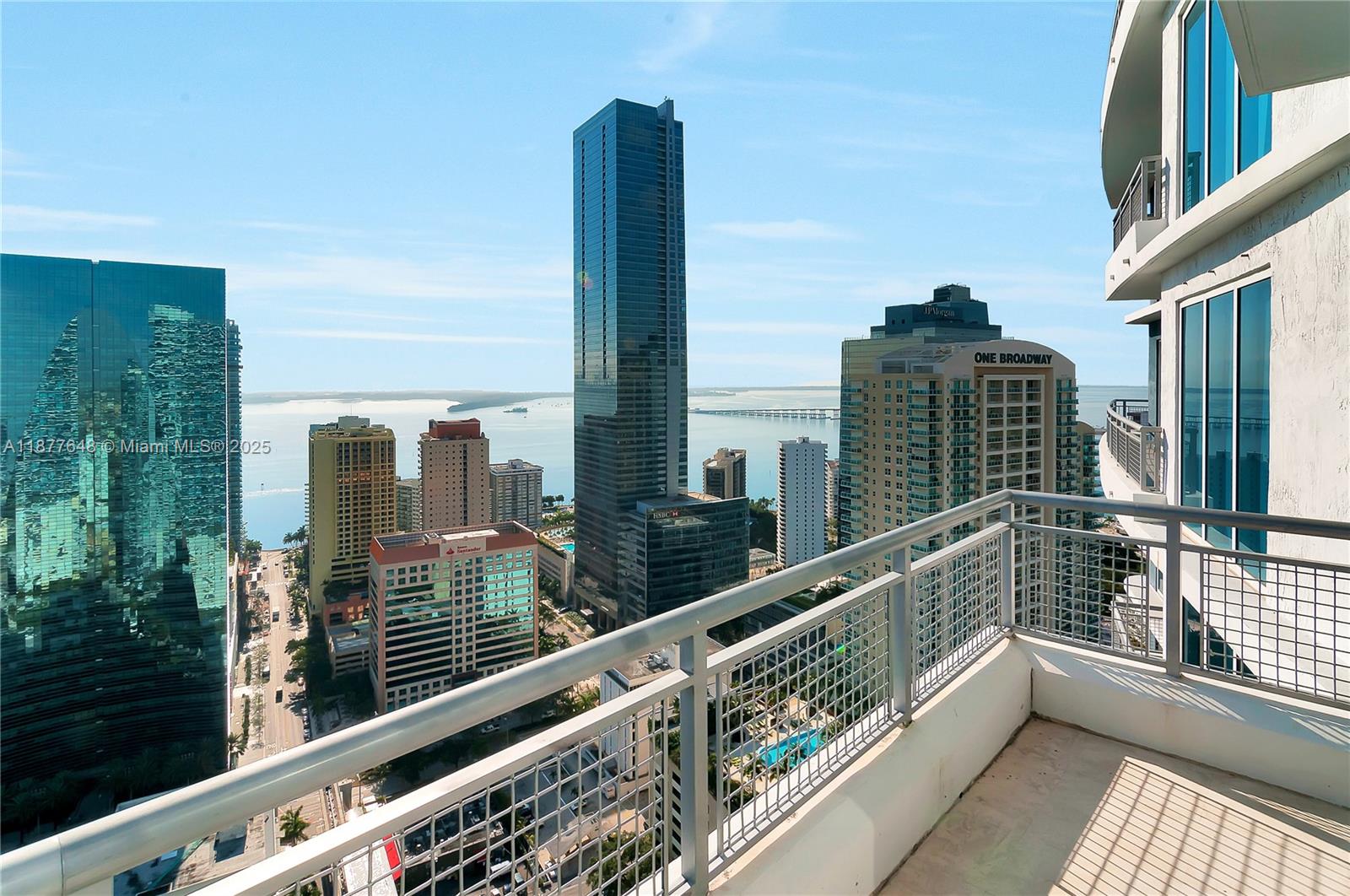 a city view from balcony