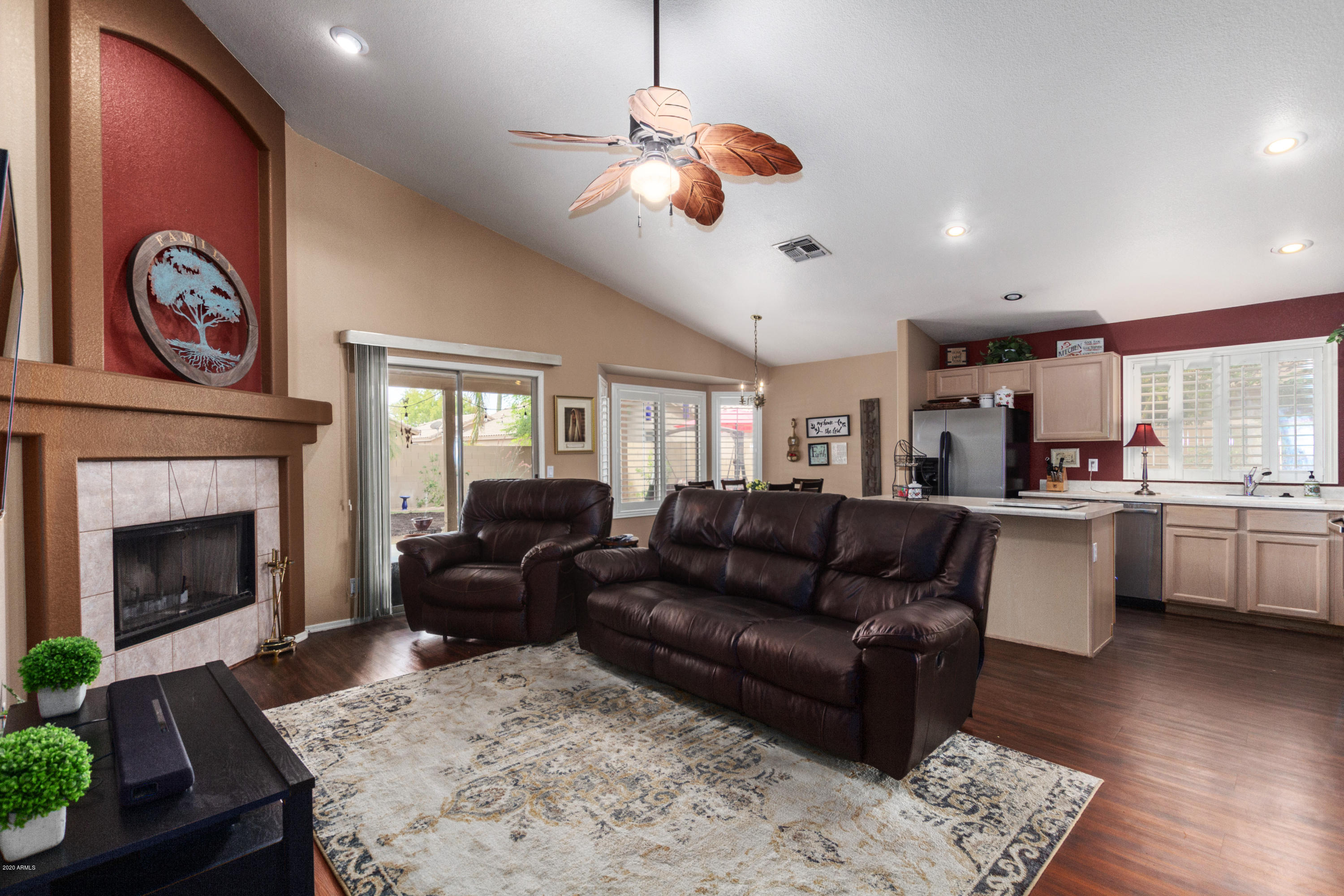 2257 East Stephens Road Gilbert, AZ 85296 - Photo 8 of 27 Kithcen open to family room