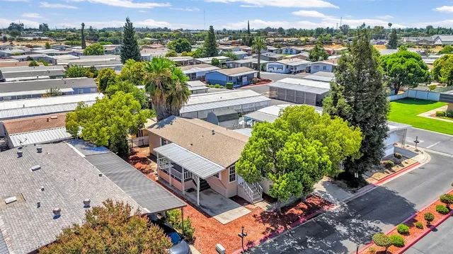 an outdoor space with patio