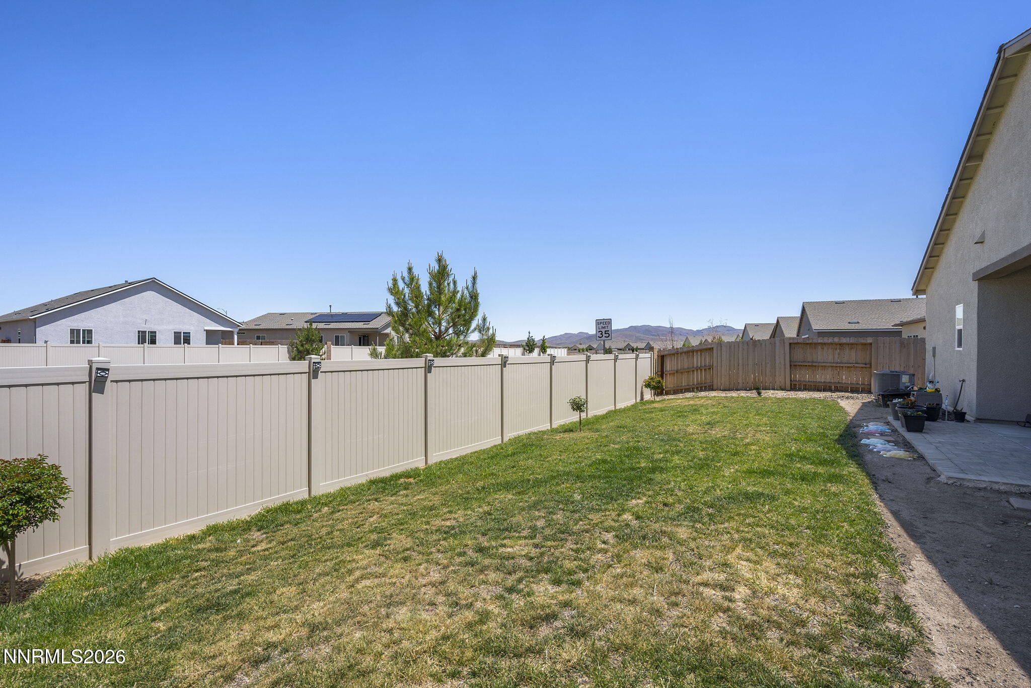 738 Butte Creek Road Dayton, NV 89403 - Photo 22 of 28 a view of a backyard