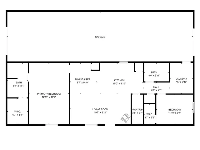 a picture of a floor plan