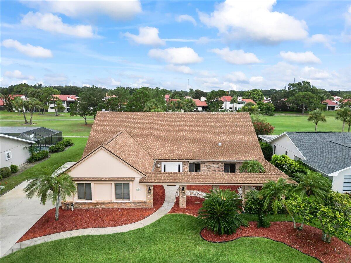 271 Sandy Run Melbourne, FL 32940 - Photo 36 of 41 an aerial view of a house with garden space and street view