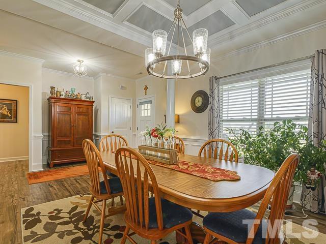40 Fisher Road Lillington, NC 27546 - Photo 12 of 47 a view of a dining room with furniture window and outside view