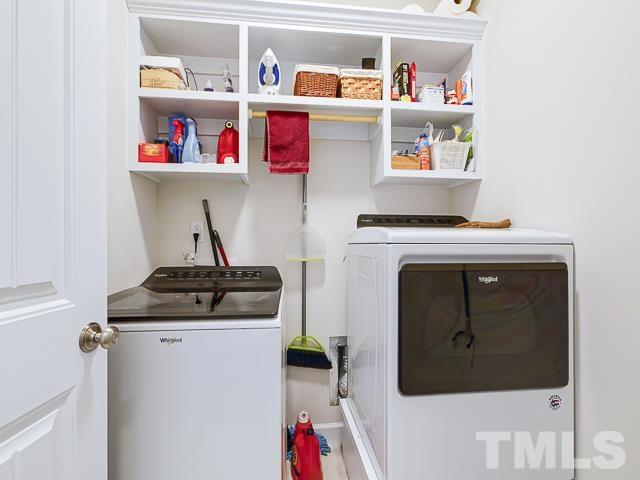 40 Fisher Road Lillington, NC 27546 - Photo 40 of 47 a utility room with dryer and washer