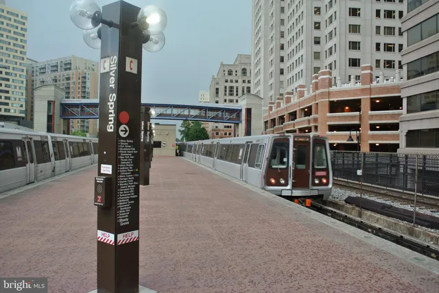 a view of a street with buildings