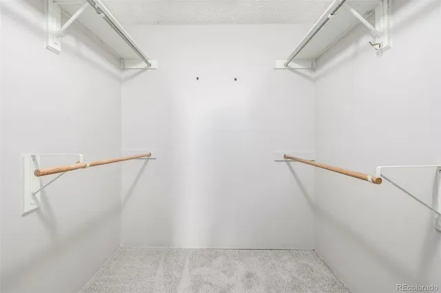 a view of walk in closet