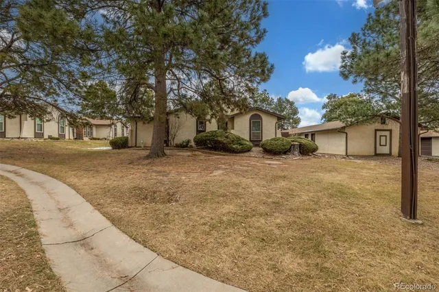 a view of a house with a snow