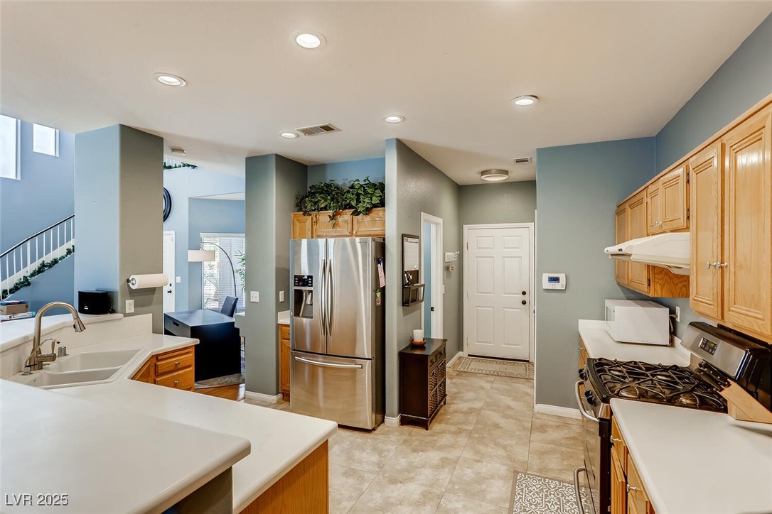 7237 West Mesa Vista Avenue Las Vegas, NV 89113 - Photo 19 of 26 Kitchen featuring appliances with stainless steel