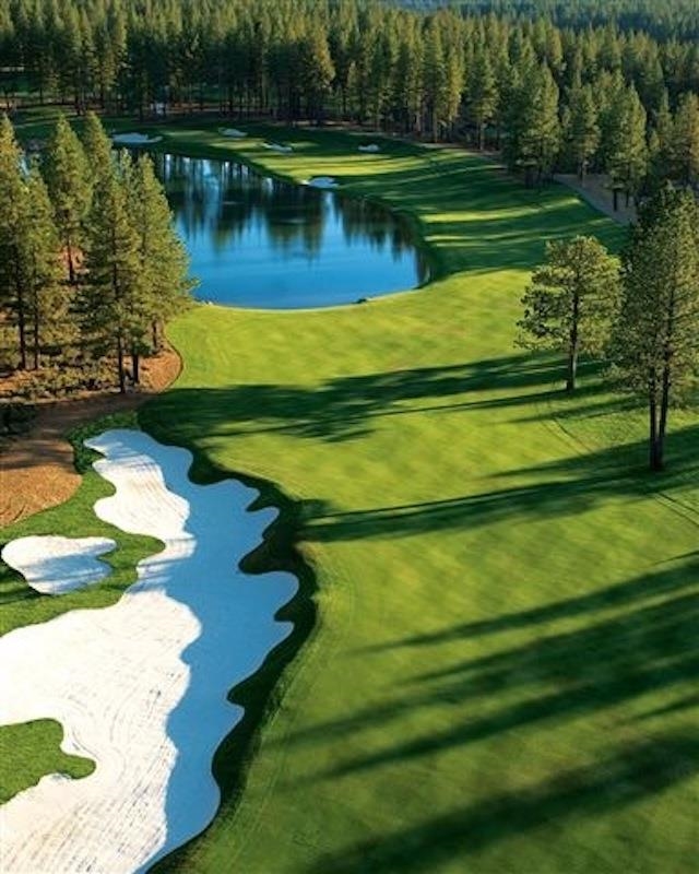 12220 Lookout Loop, Unit F2132 Truckee, CA 96161 - Photo 19 of 20 a view of a lake with a big yard