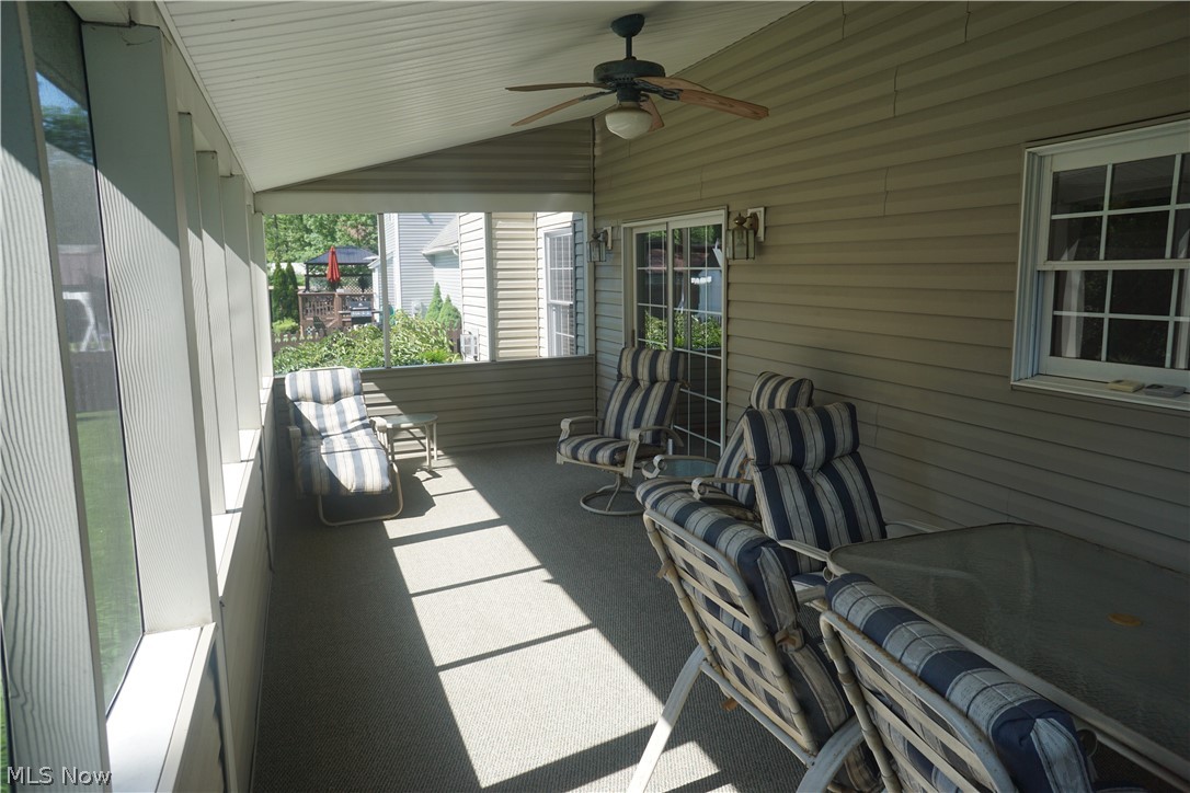 4220 Baird Road Stow, OH 44224 - Photo 18 of 21 Back Screened Porch off kitchen eating area