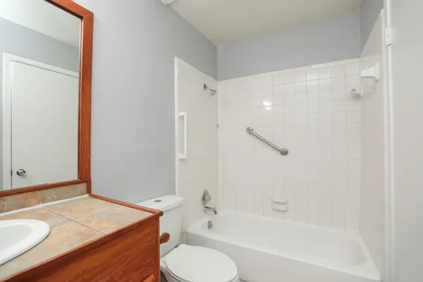 a close up view of racks on the wall