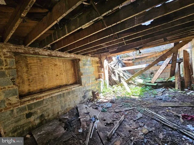 a view of under construction room and window