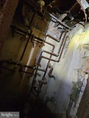 a view of storage and utility room