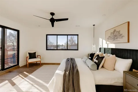 a view of a balcony with city view