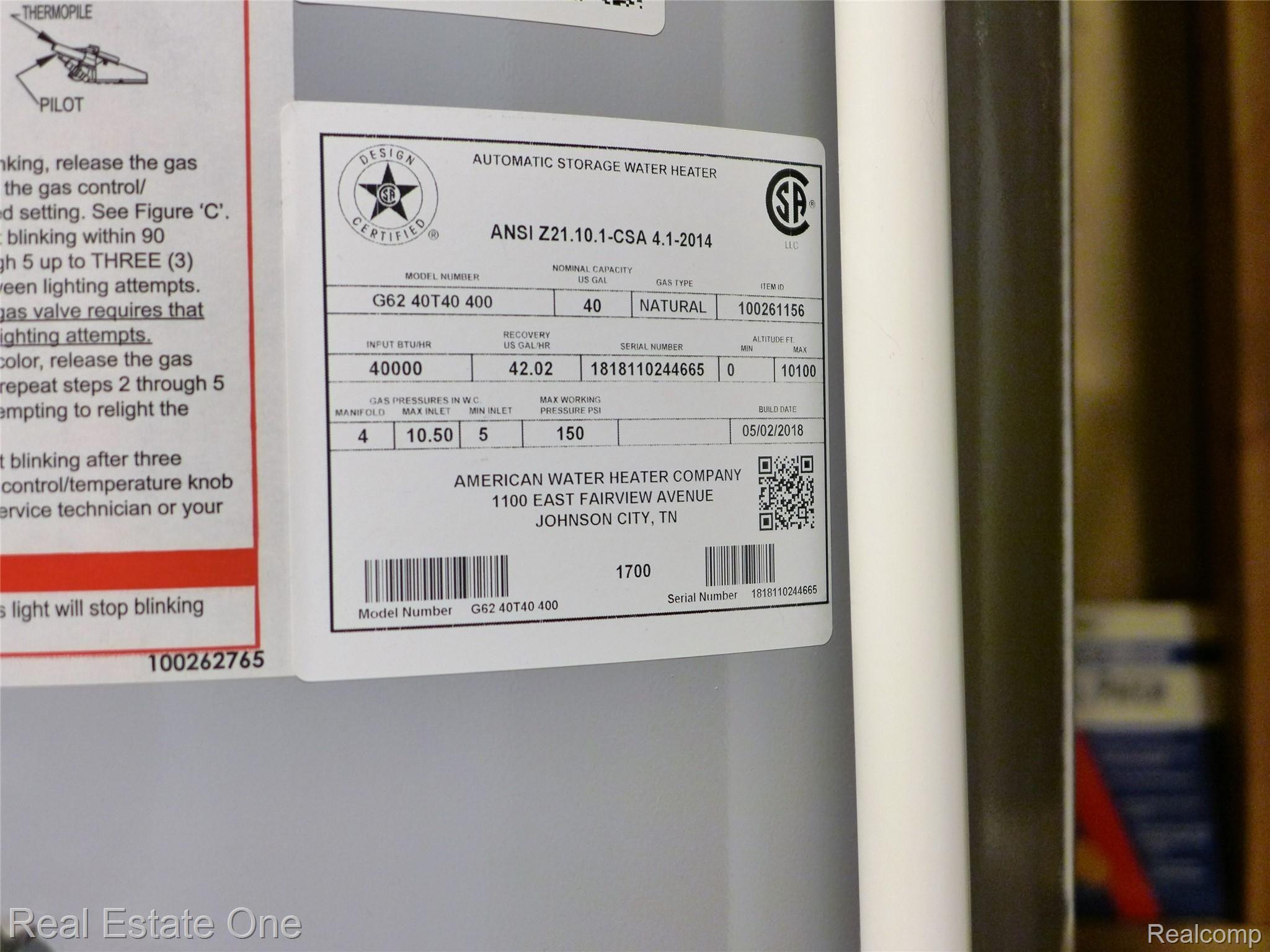 624 Parkdale Avenue Rochester, MI 48307 - Photo 55 of 74 Water Heater 2018