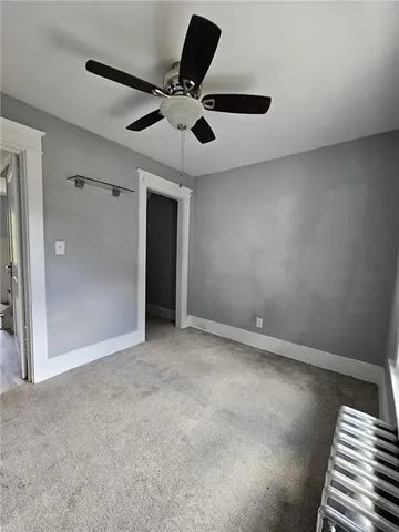 a view of an empty room