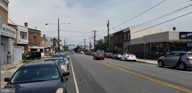 a view of a street in a cars