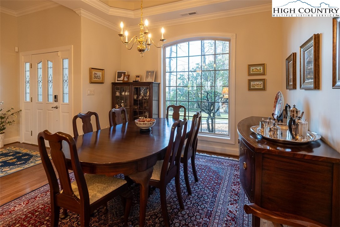 158 Northview Ridge Glade Valley, NC 28627 - Photo 5 of 27 a view of a a dining room with furniture window and outside view
