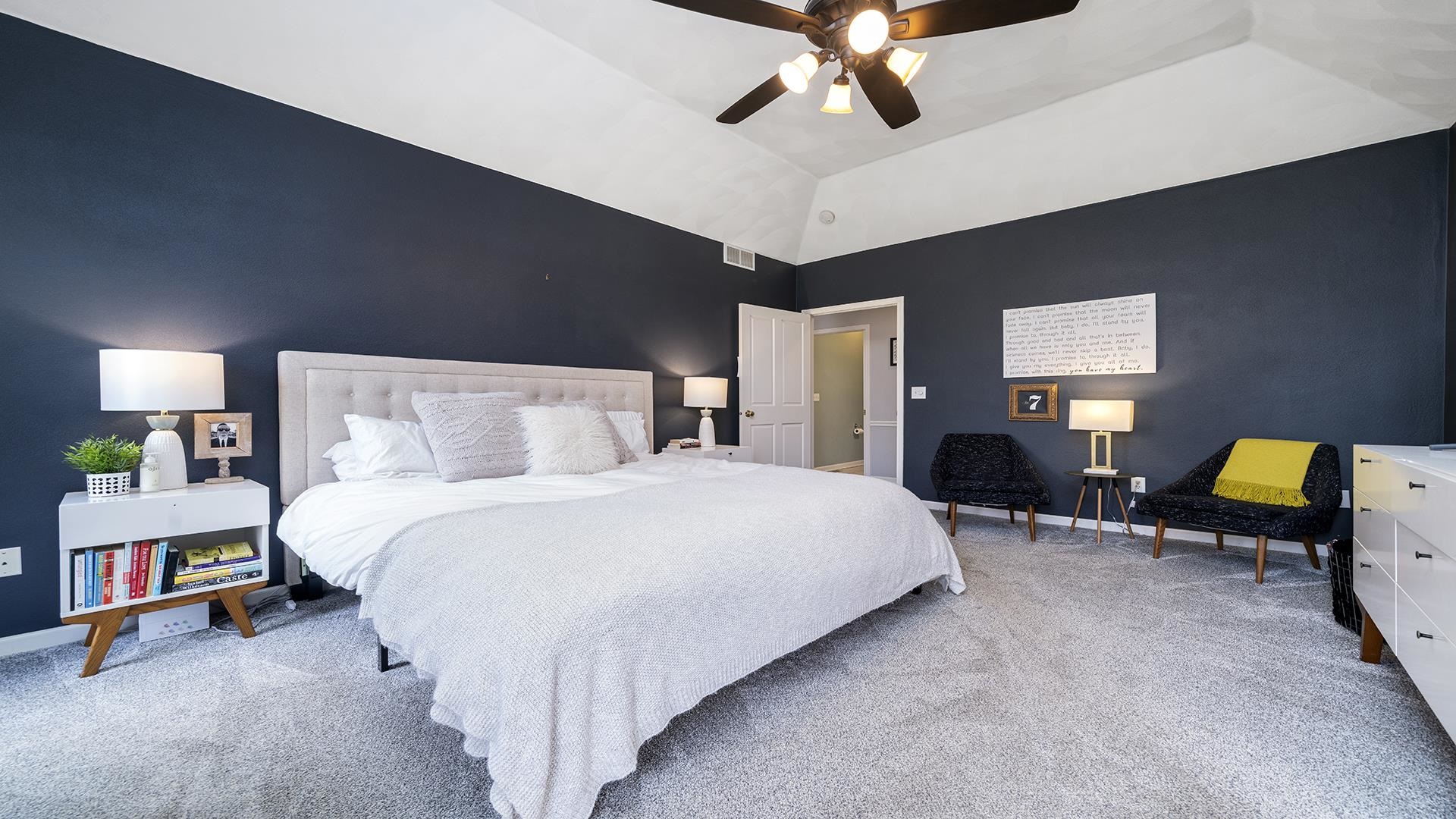 7676 Forest Way Roscoe, IL 61073 - Photo 26 of 56 a bed room with a bed and a chair