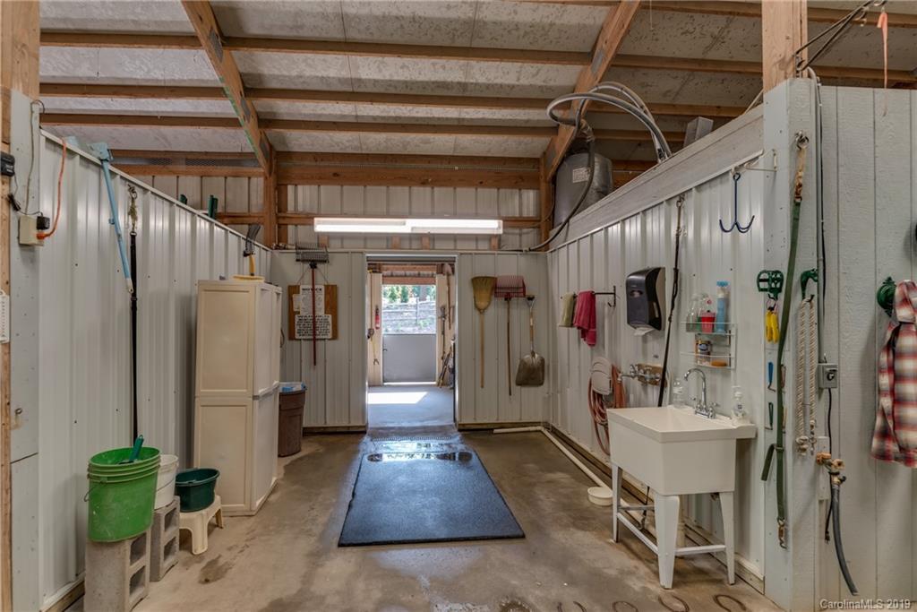 1790 Red Fox Road Tryon, NC 28782 - Photo 20 of 40 a view of a hallway with wooden shelves