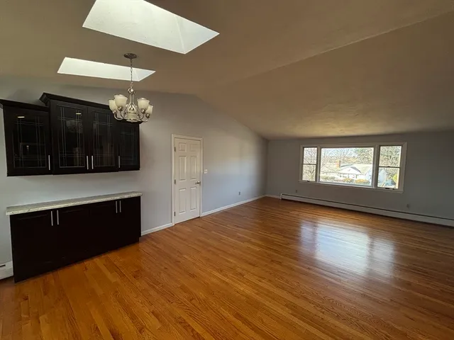 a view of kitchen and window