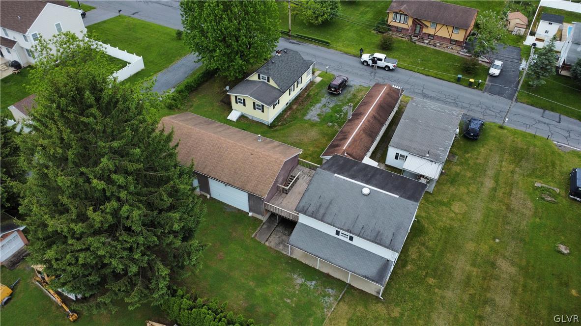 2808 Middletown Road Bethlehem, PA 18020 - Photo 3 of 40 an aerial view of house with swimming pool outdoor seating and yard
