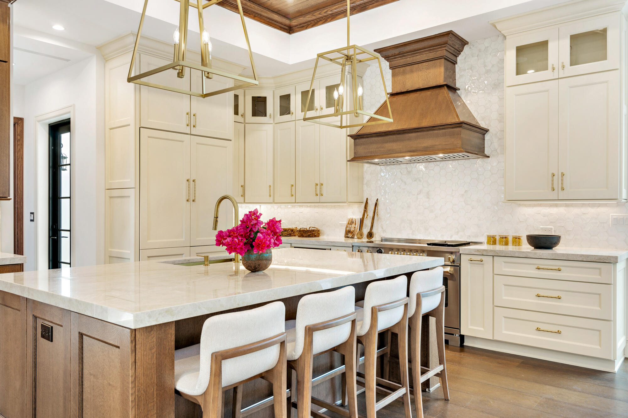 265 Marlborough Road West Palm Beach, FL 33405 - Photo 23 of 77 a kitchen with a stove a sink and a refrigerator