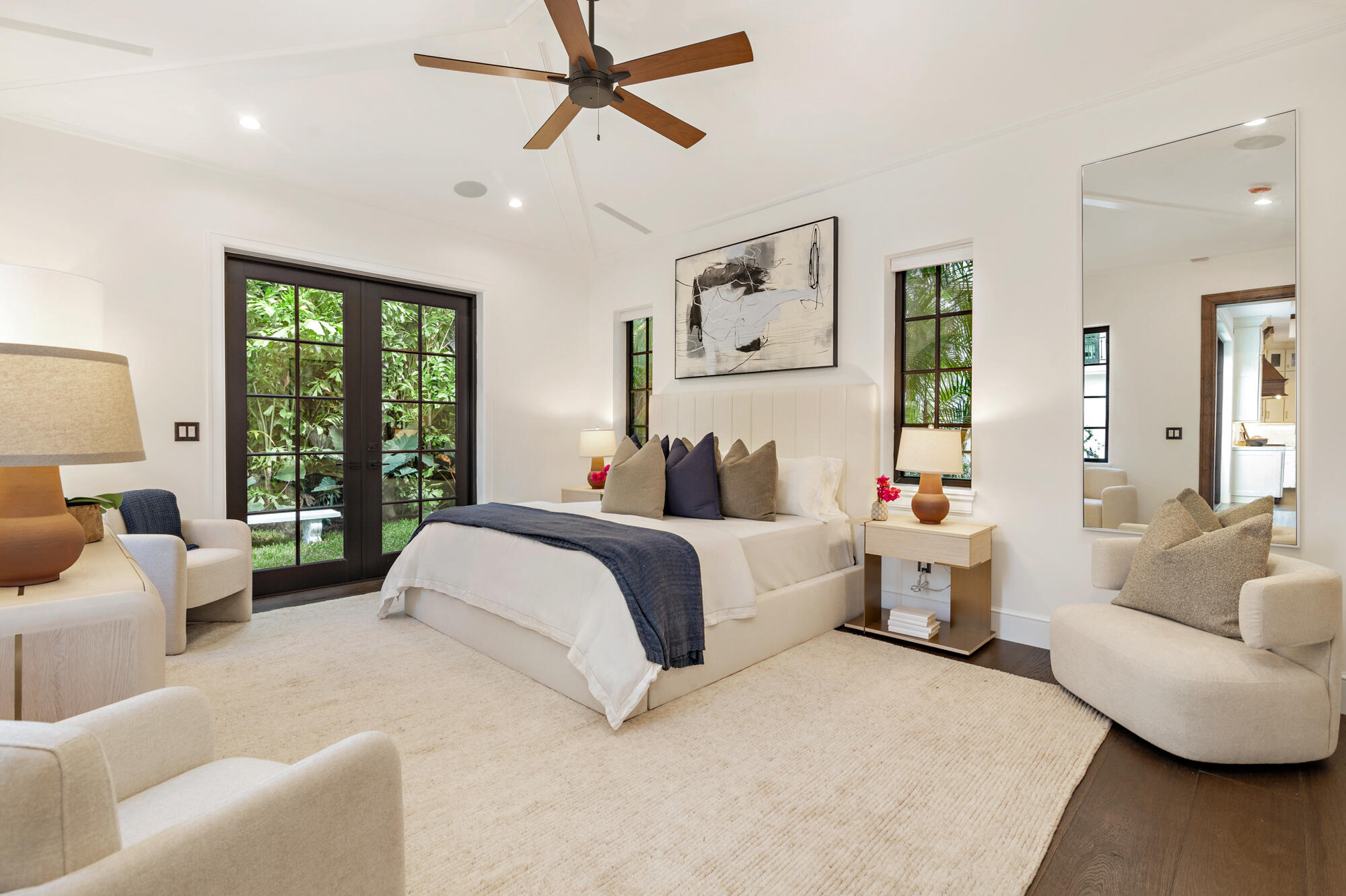 265 Marlborough Road West Palm Beach, FL 33405 - Photo 38 of 77 a bedroom with a large bed couch and a window