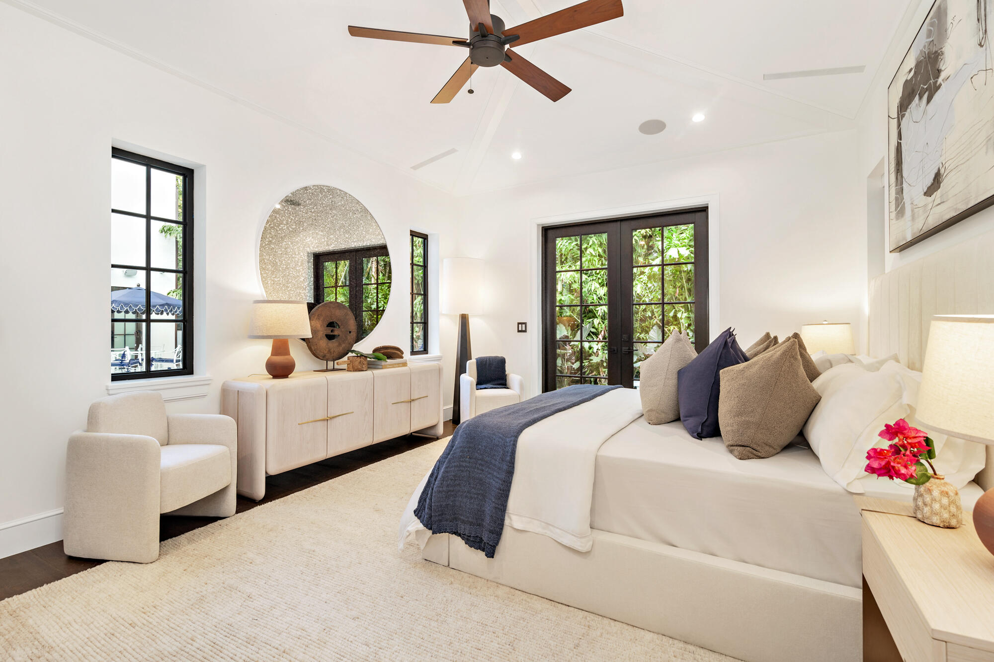 265 Marlborough Road West Palm Beach, FL 33405 - Photo 39 of 77 a bedroom with bed and a large window