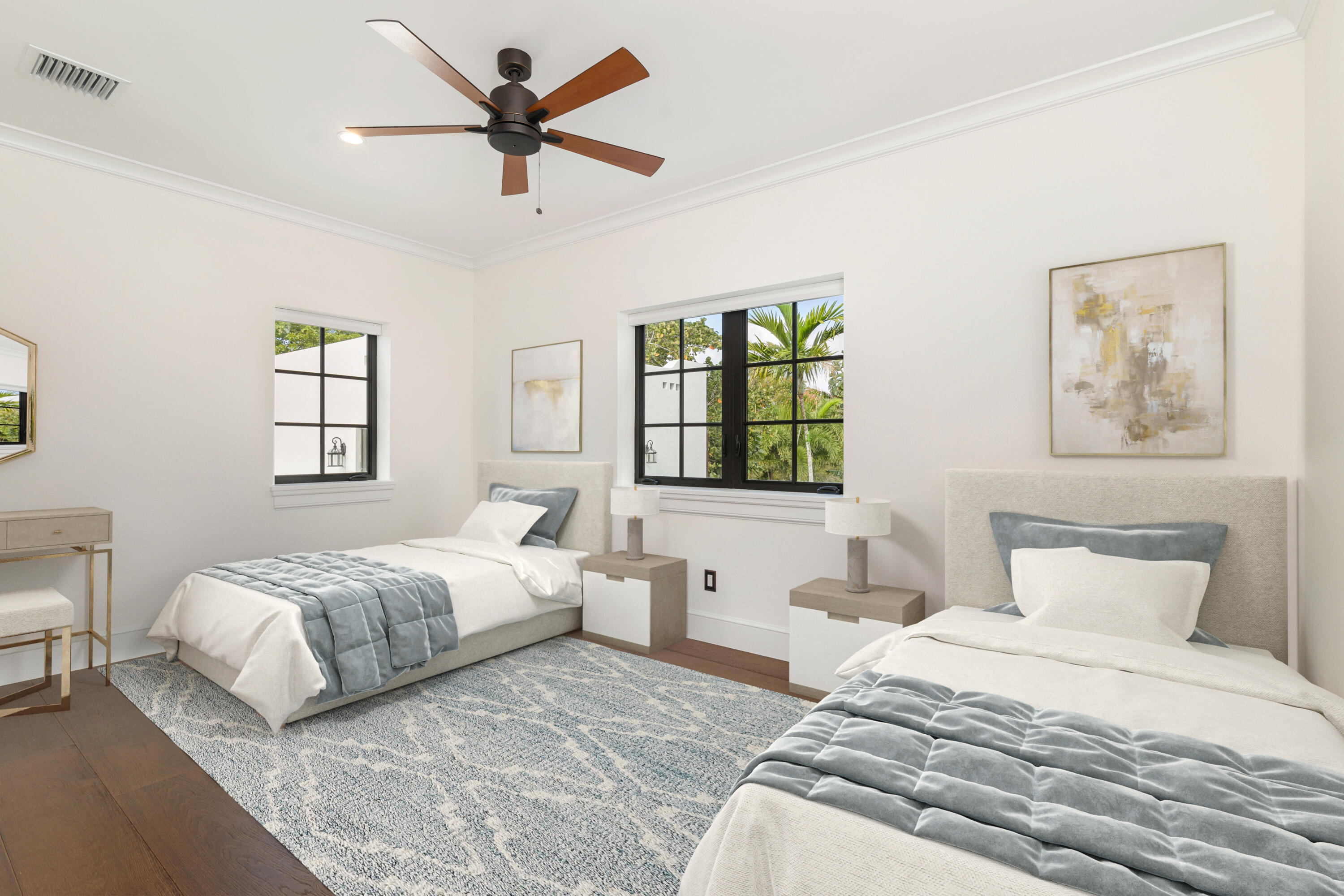 265 Marlborough Road West Palm Beach, FL 33405 - Photo 46 of 77 a bedroom with a bed and a large window