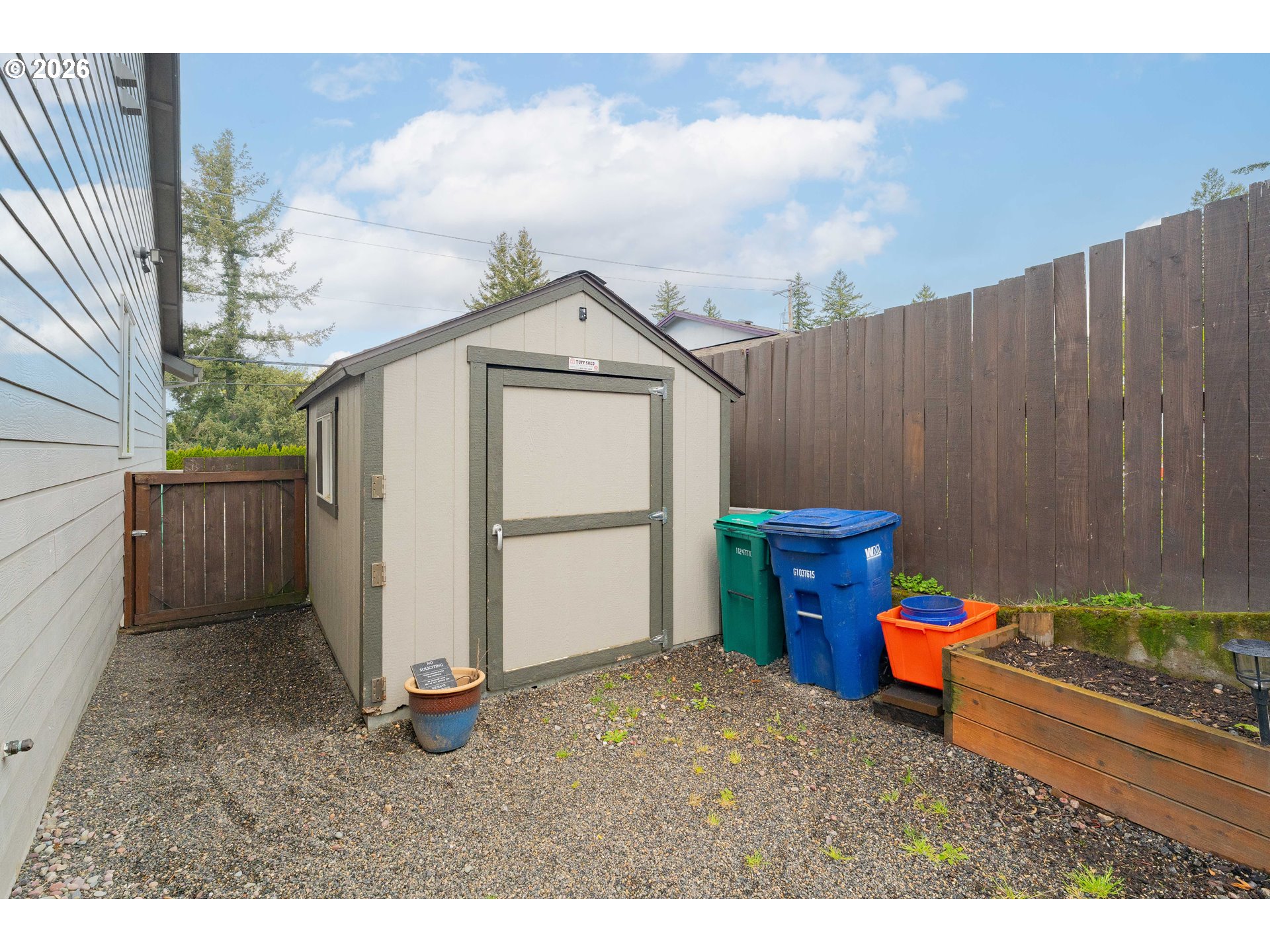 2156 Southwest 14th Drive Gresham, OR 97080 - Photo 44 of 48 a backyard of a house with wooden fence