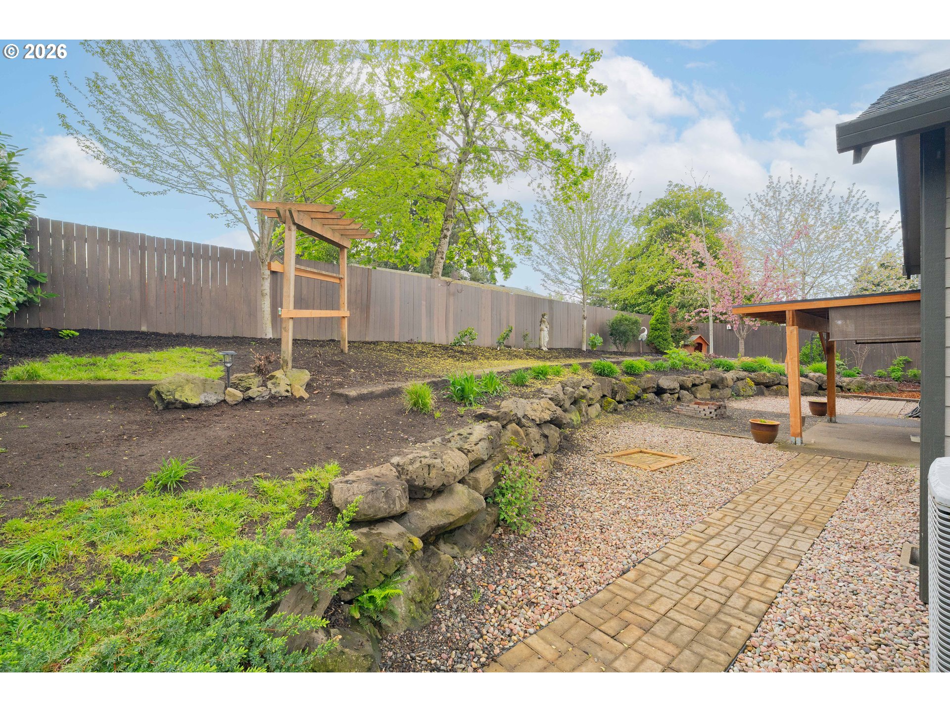 2156 Southwest 14th Drive Gresham, OR 97080 - Photo 45 of 48 a backyard of a house with a yard and outdoor seating