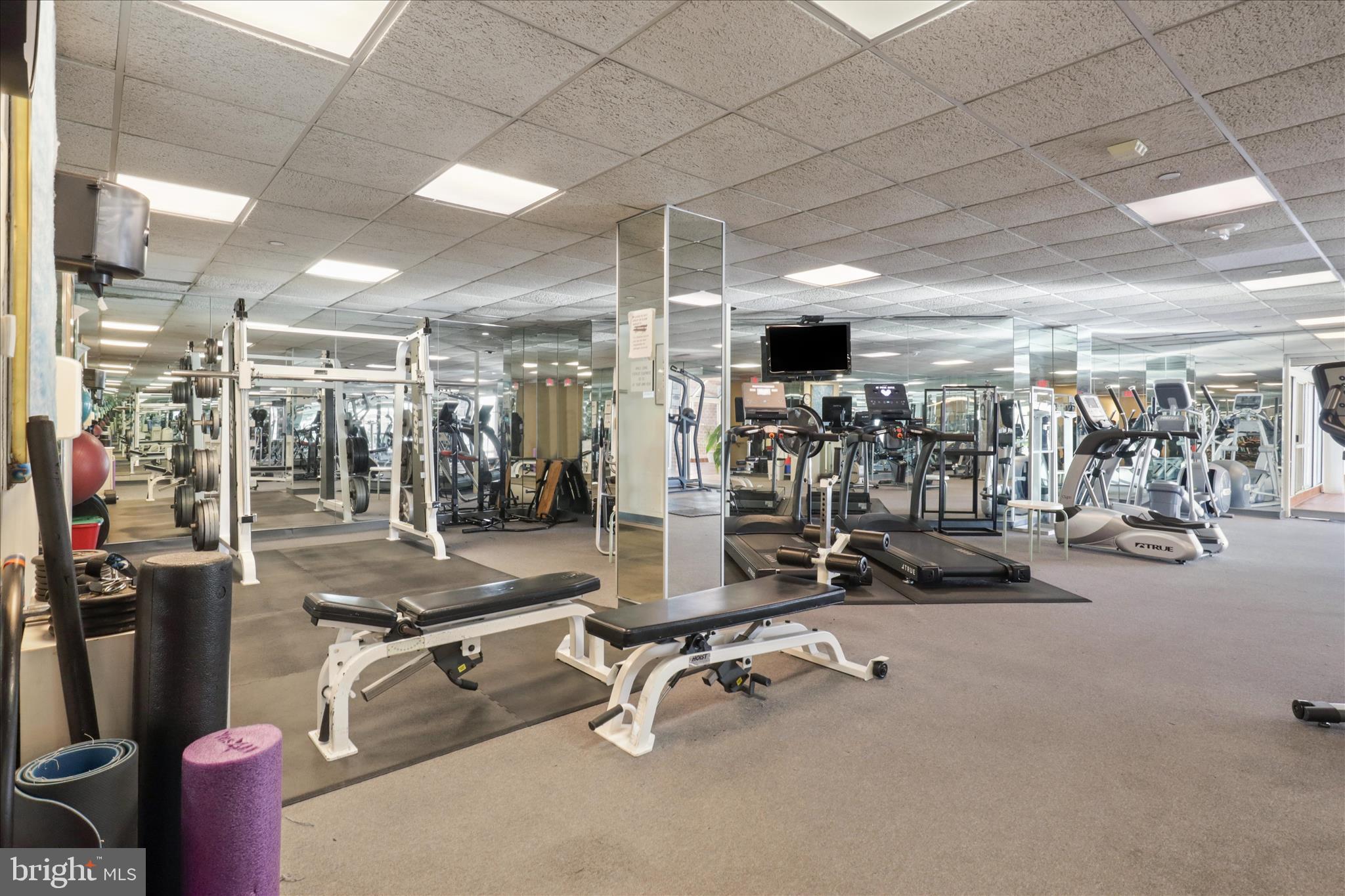 1230 23rd Street Northwest, Unit 918 Washington, DC 20037 - Photo 24 of 30 a view of a room with gym equipment