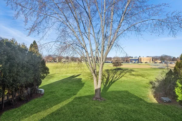 a view of house with a big yard