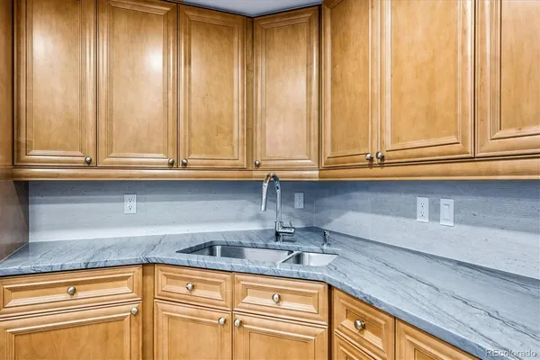 a view of a closet area