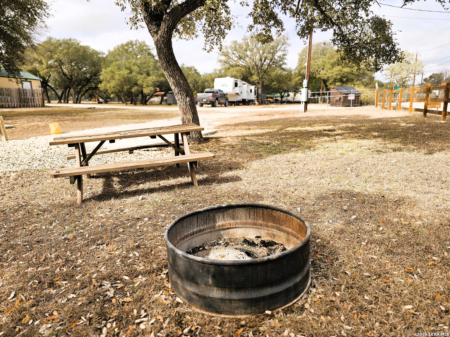 605 Lakeshore Lane Bandera, TX 78003 - Photo 22 of 32 a view of outdoor space with garden and trees