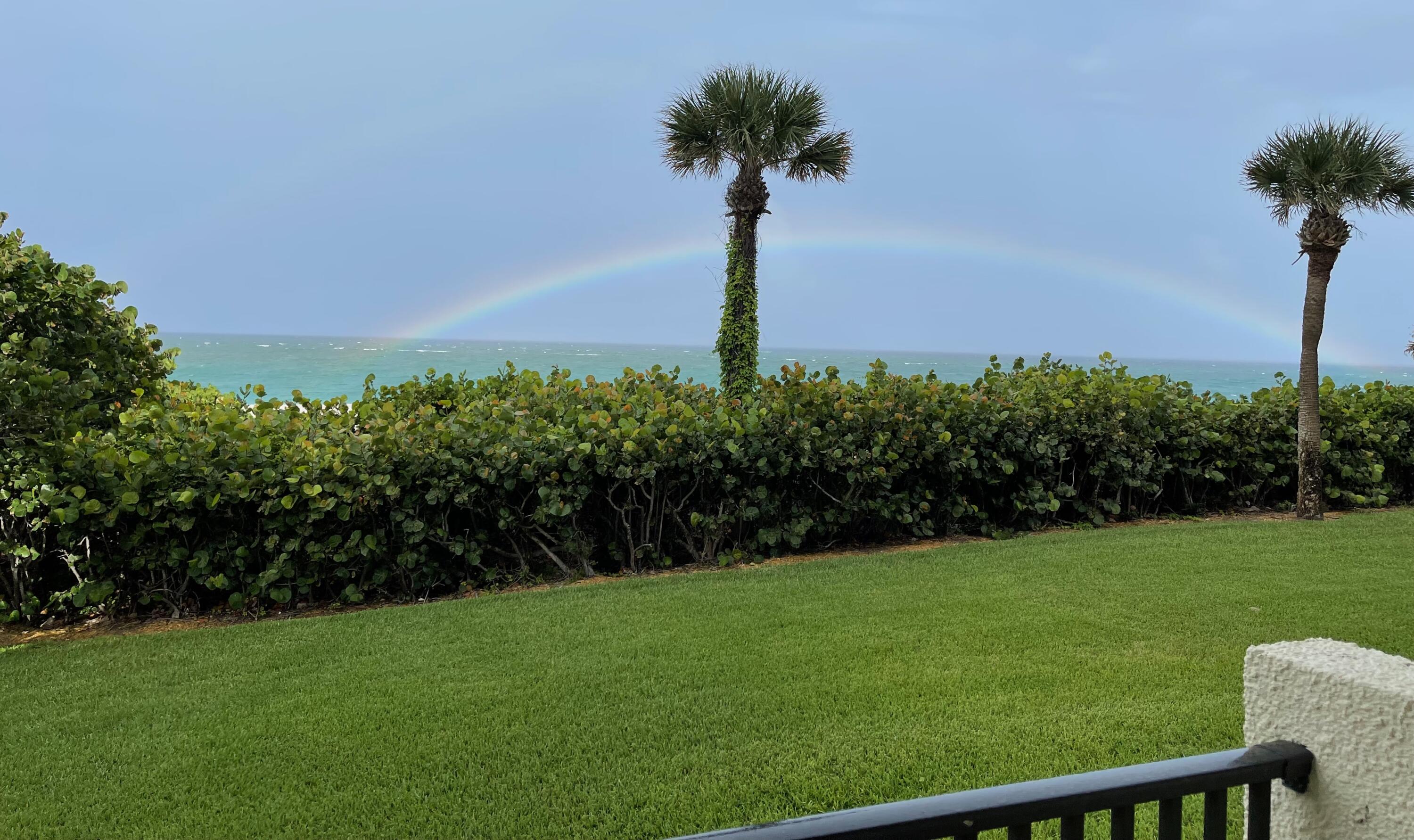 400 Ocean Trail Way, Unit 101 Jupiter, FL 33477 - Photo 20 of 21 a view of a garden with a building in the background