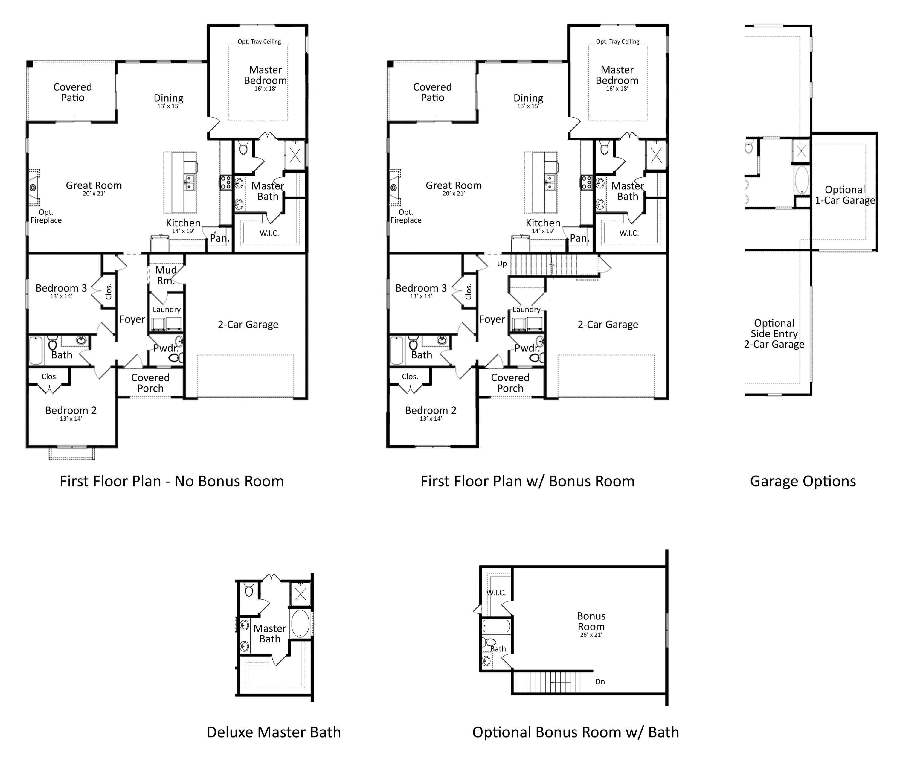 164 Westfield Drive Ridgeville, SC 29472 - Photo 3 of 5 Mercer AB AB Plans_rev 3 BW