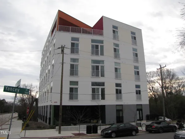 a front view of a building