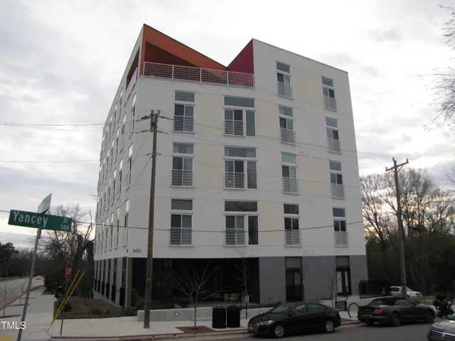 a front view of a building