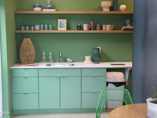 a view of a closet area