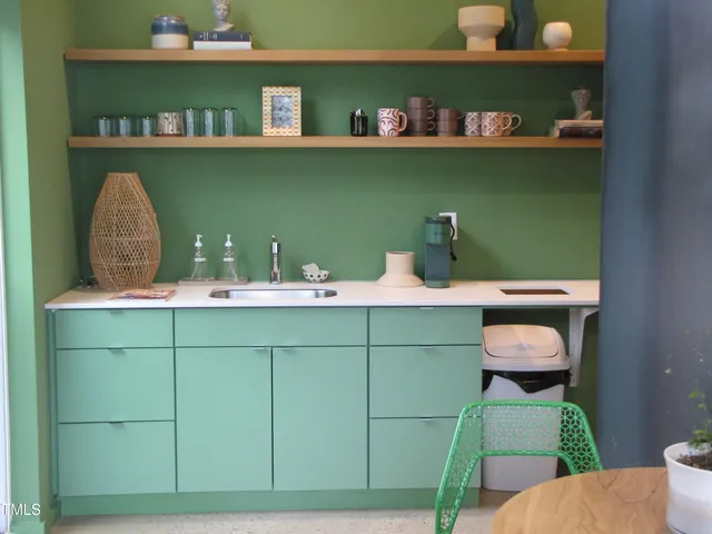 a view of a closet area